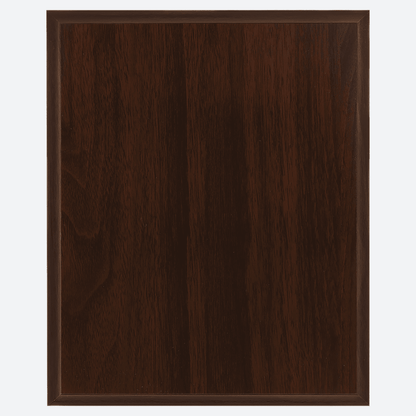 Mahogany Finish Plaque