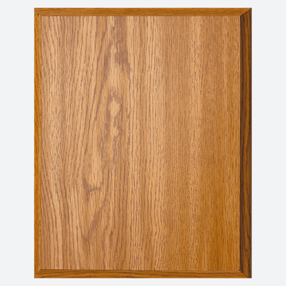 Oak Finish Plaque