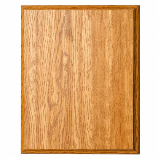 Oak Finish Plaque