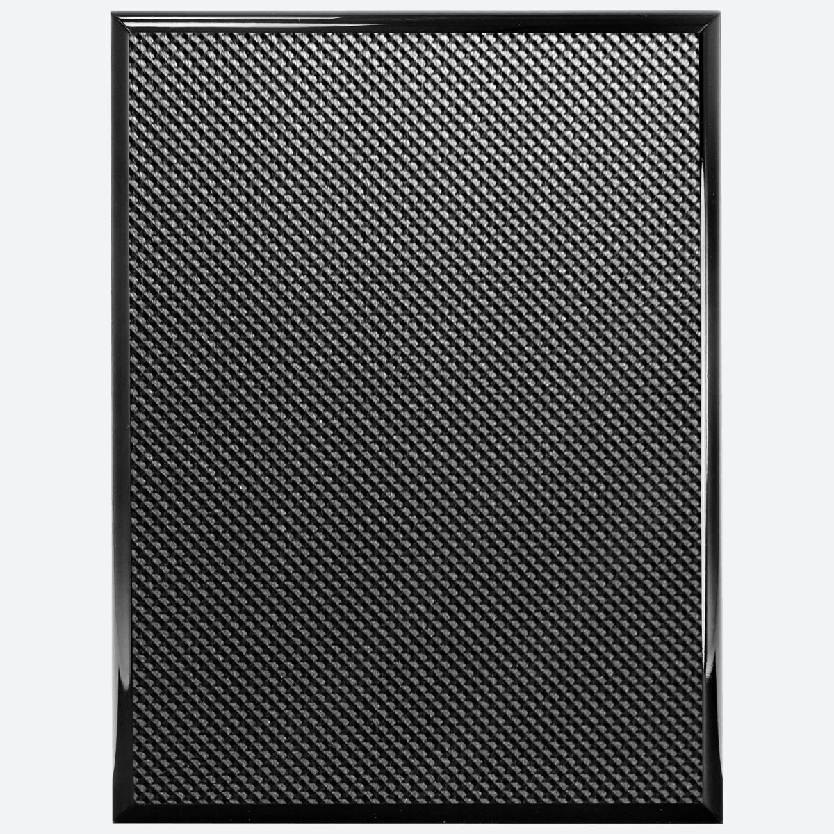 Piano Carbon Fiber Finish Plaque