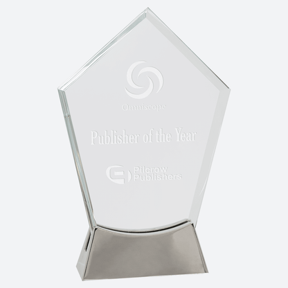 Peak Platinum Glass with Full Metal Base