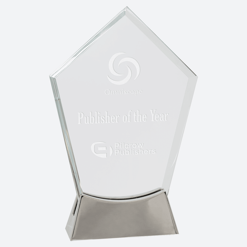 Peak Platinum Glass with Full Metal Base