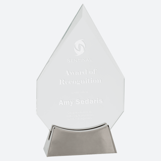 Diamond Platinum Glass with Full Metal Base