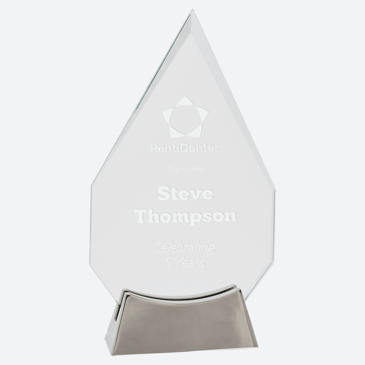 Diamond Platinum Glass with Full Metal Base
