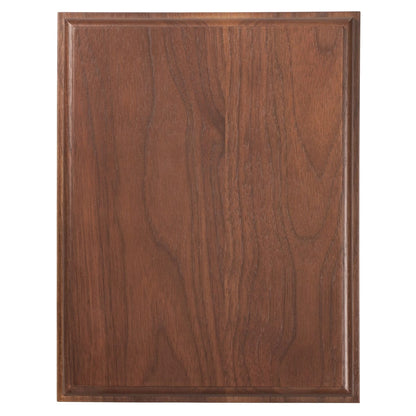 Premium Walnut Step Edge Plaque