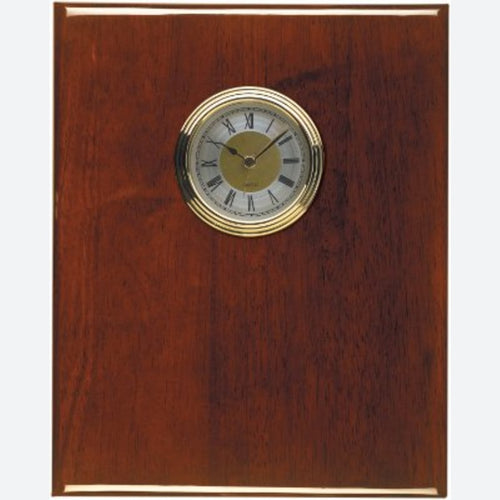 Rosewood Piano Finish Clock Plaque