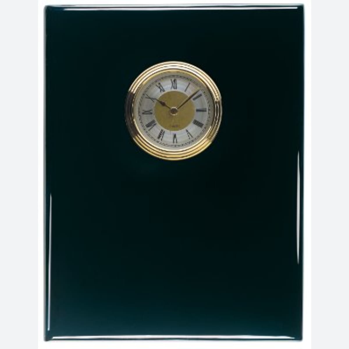 Black Piano Finish Clock Plaque