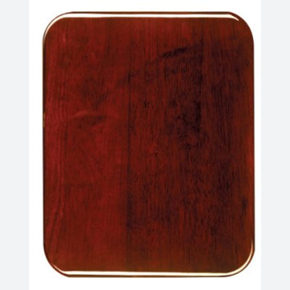 Rosewood Piano Finish Round Corner Plaque