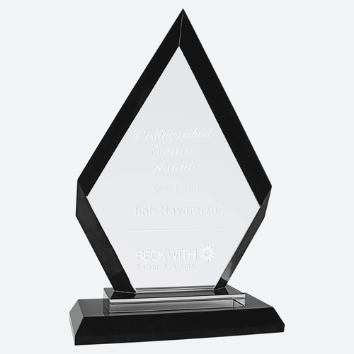 Diamond Black Regal Glass