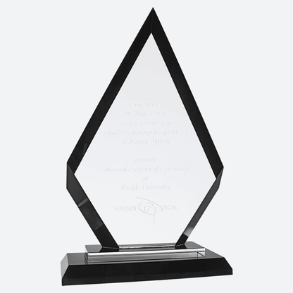 Diamond Black Regal Glass