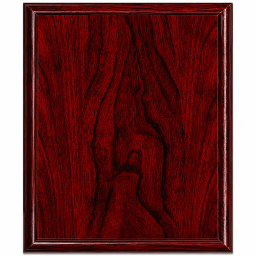 Red Woodgrain Plaque
