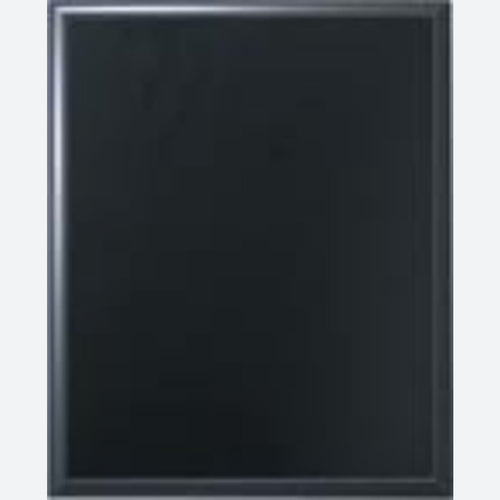 Solid Black Finish Plaque