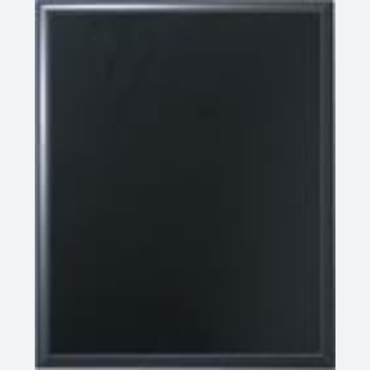 Solid Black Finish Plaque