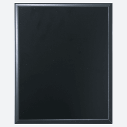Solid Black Finish Plaque