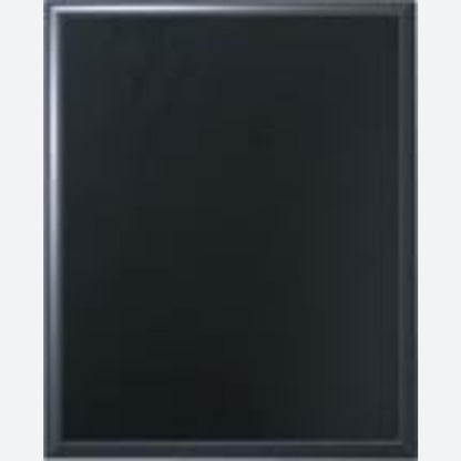 Solid Black Finish Plaque