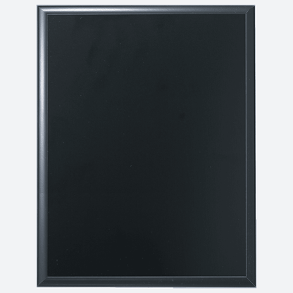 Solid Black Finish Plaque
