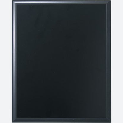 Solid Black Finish Plaque