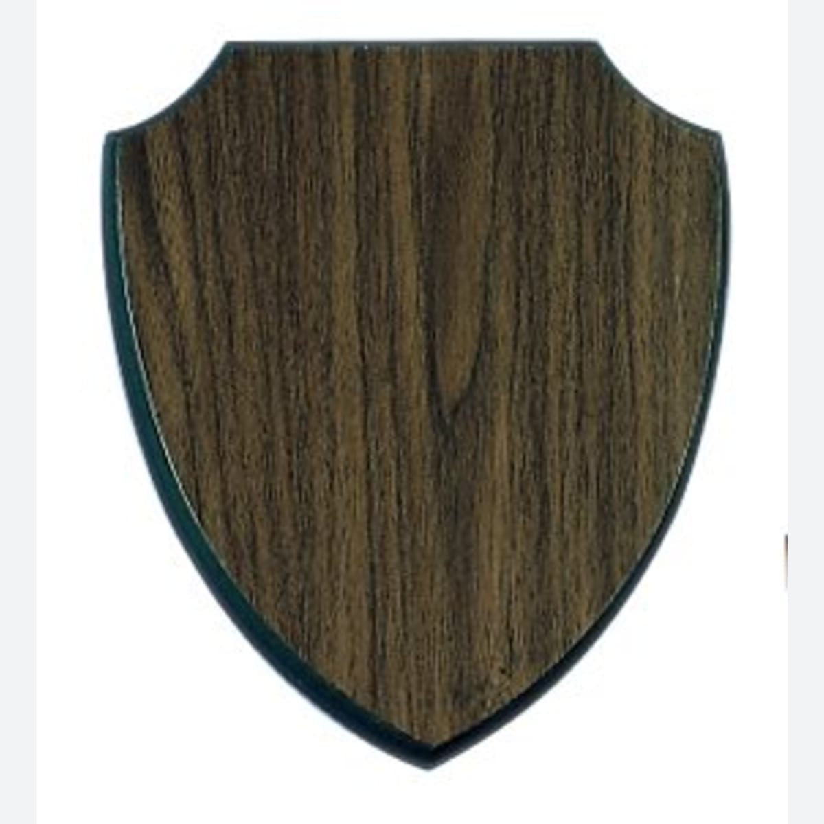 Walnut Finish Shield Plaque