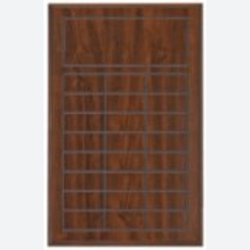 Value Cherry Finish Blank Perpetual Plaque for 24 Plates
