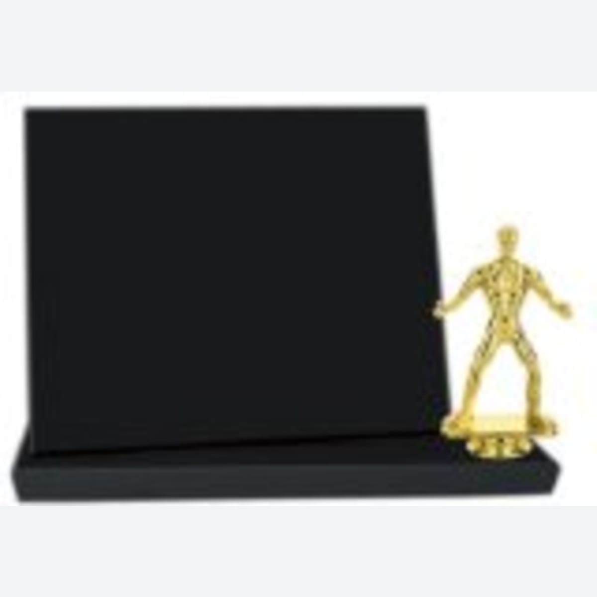 Value Black Finish Standup Plaque