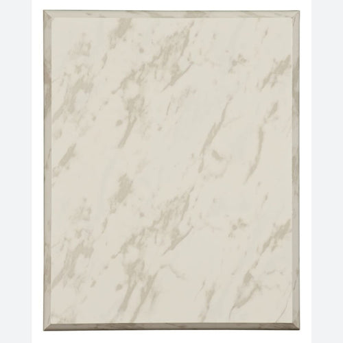Value White Marble Finish Plaque