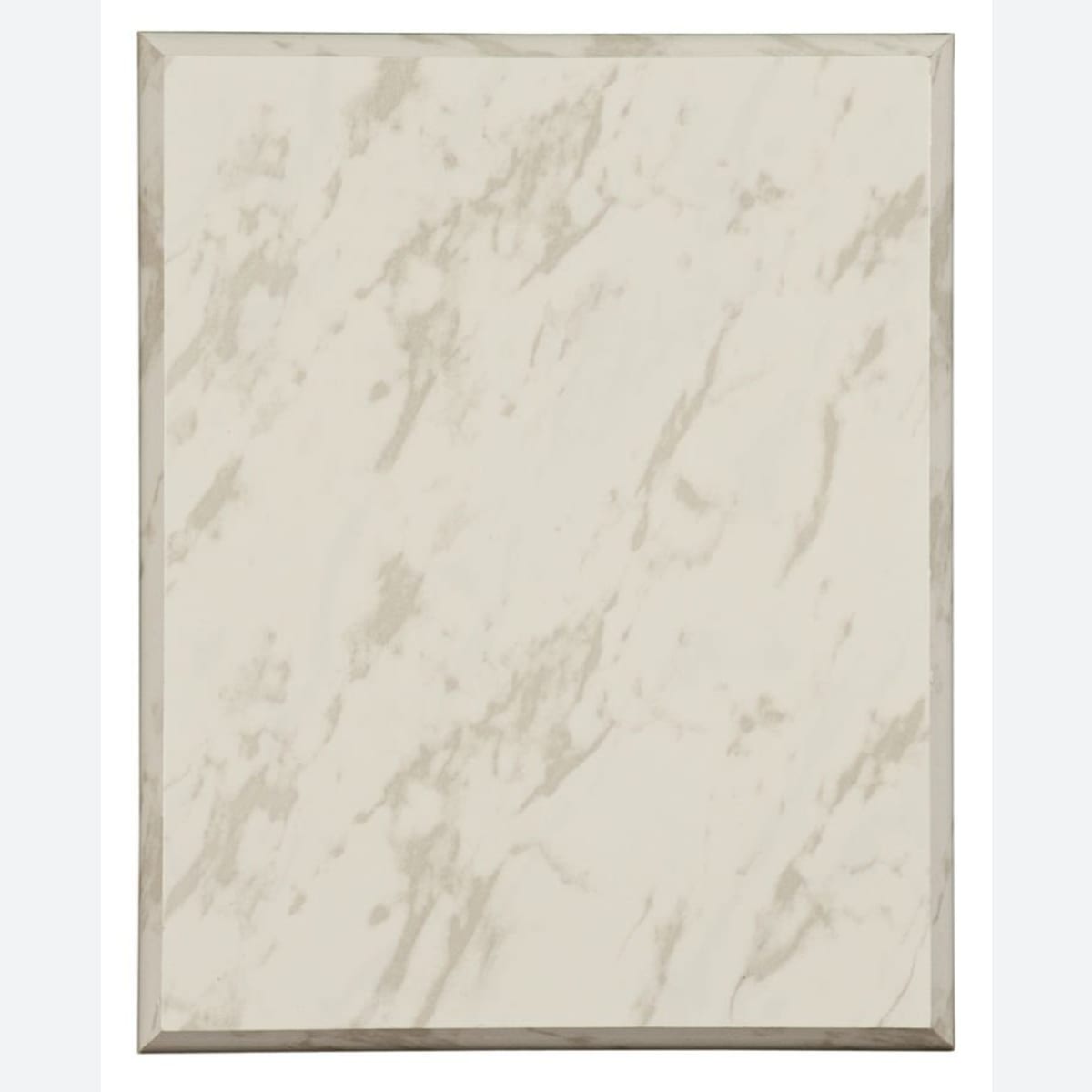 Value White Marble Finish Plaque