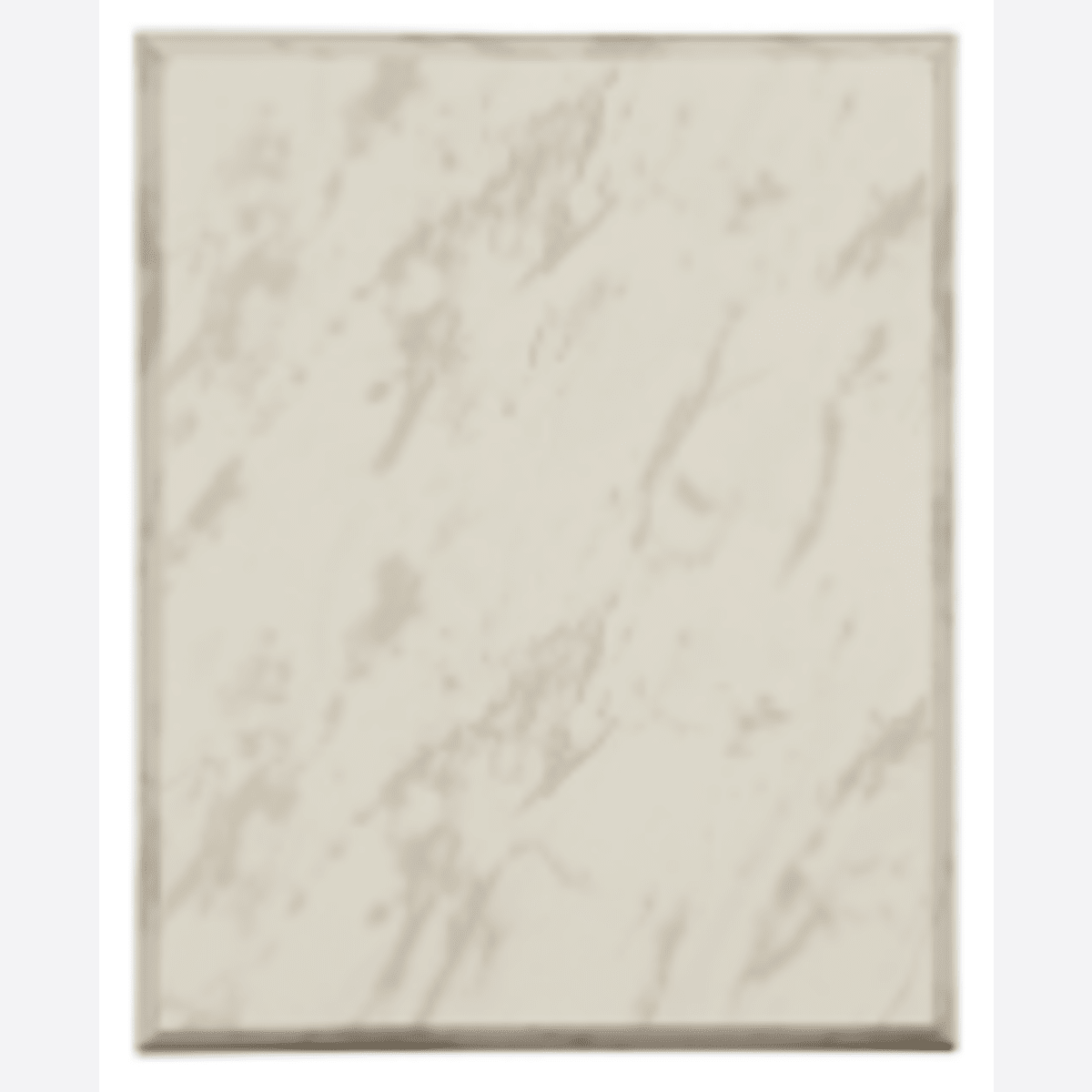Value White Marble Finish Plaque