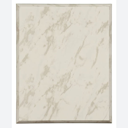 Value White Marble Finish Plaque