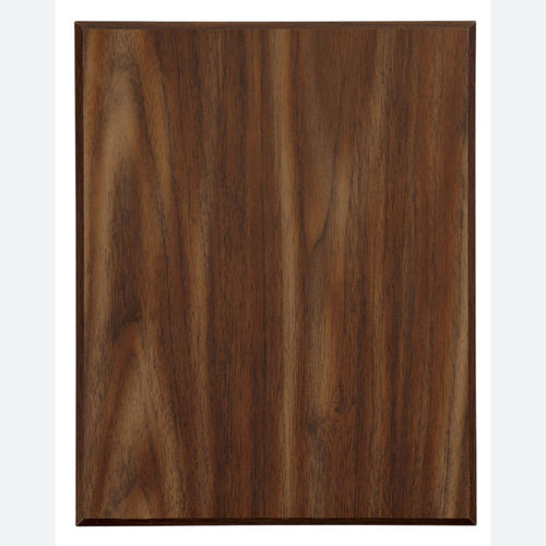 Value 45 Degree Bevel Edge Walnut Finish Plaque