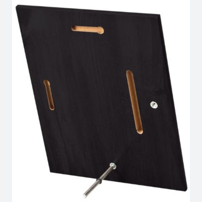 Gloss Value Black Finish Plaque with Pin