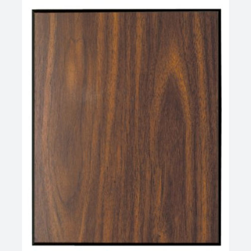 Walnut Finish Plaque with 45 Degree Bevel Black Edge