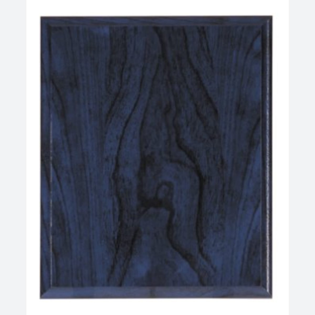 Blue Woodgrain Plaque
