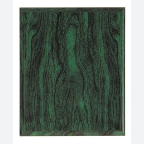 6 x Green Woodgrain Plaque