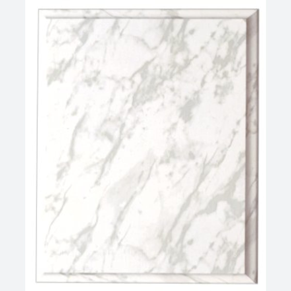 White Marble Finish Plaque