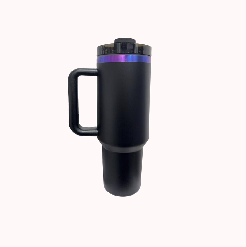 40 oz Chroma Brushed Tumbler with Handle