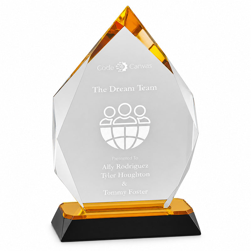 Diamond Corner Impress Acrylic Award