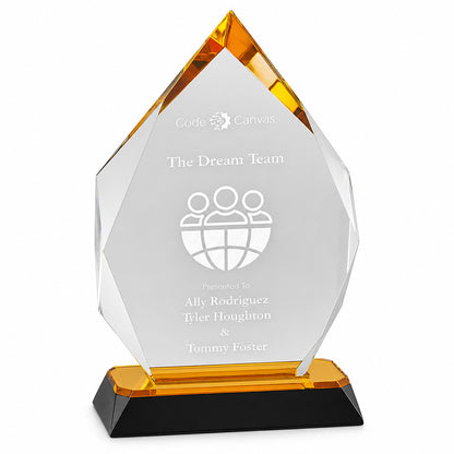 Diamond Corner Impress Acrylic Award