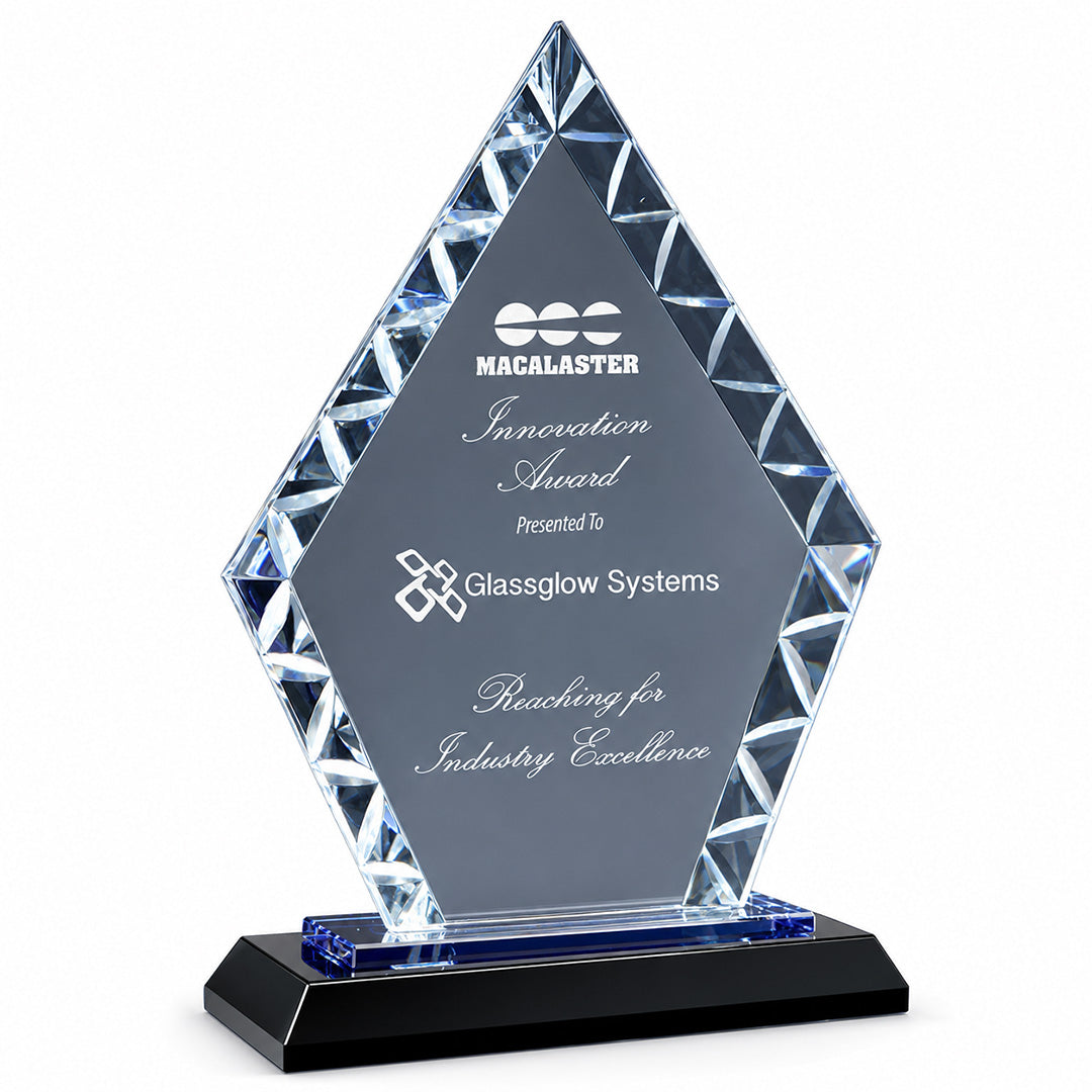 Diamond Cut Acrylic Award