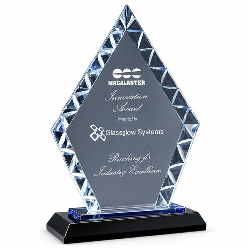 Diamond Cut Acrylic Award