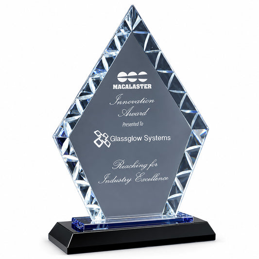 Diamond Cut Acrylic Award
