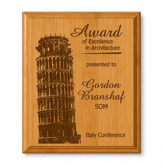 Genuine Bamboo Plaque