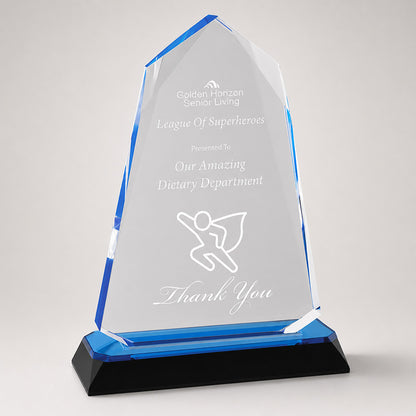 Halo Diamond Corner Base Impress Acrylic Award