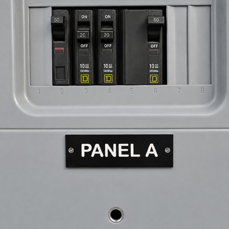 Custom Engraved Phenolic Meter Tags