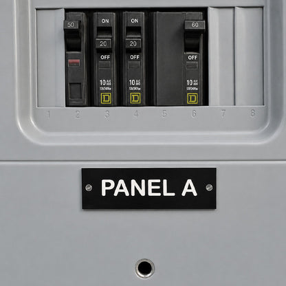 Custom Engraved Phenolic Meter Tags