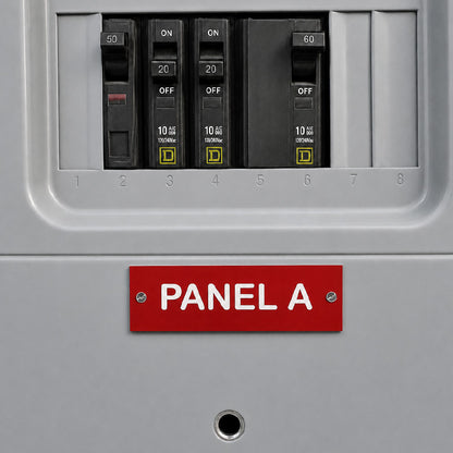 Custom Engraved Phenolic Meter Tags