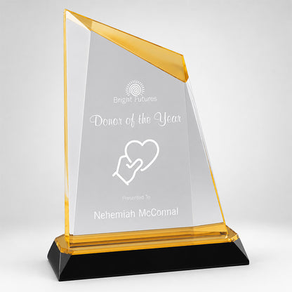 Peak Diamond Corner Base Impress Acrylic Award