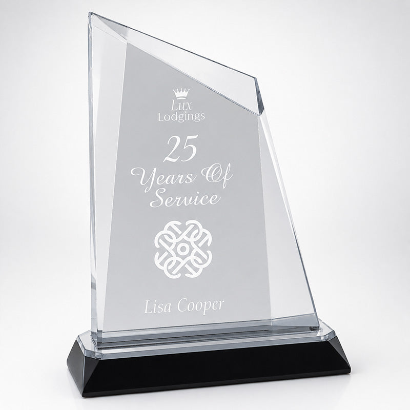Peak Diamond Corner Base Impress Acrylic Award