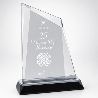 Peak Diamond Corner Base Impress Acrylic Award
