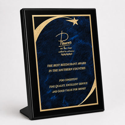 Piano Finish Standing Plaque