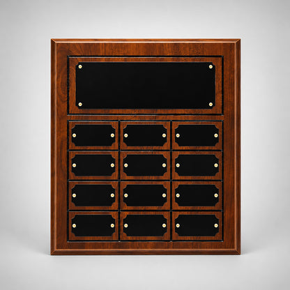 Plated Cherry Finish Perpetual Plaque